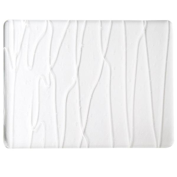 Bullseye Glass 4158-00F White Streamers on Clear listing