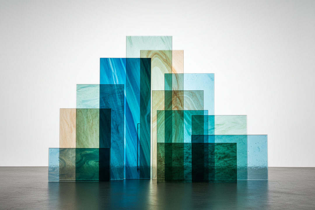 Oceanside Waterglass 11x12
