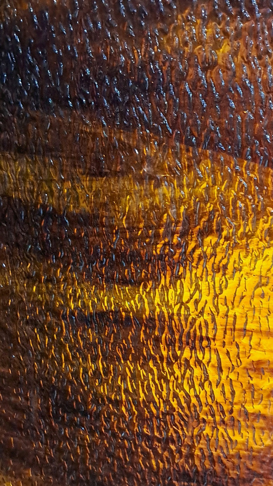 Wissmach Glass 199 LLG Translucent Brown/Amber Streaky Granite listing