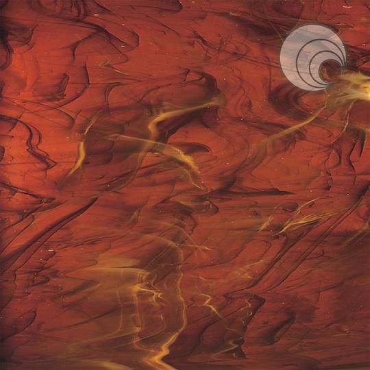 Oceanside Glass 319-6S-F Dark Amber/White Wispy listing