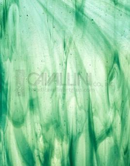 Kokomo Glass 25 Turquoise/Clear Wispy listing