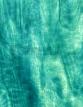 Kokomo Glass 25G-alt size Turquiose/Clear Wispy Granite listing