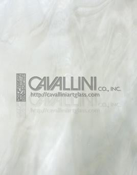 Wissmach Glass WO-51 White/Clear Wispy listing