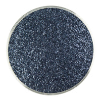Bullseye Frit 1140 01 Aventurine Blue Transparent Fine 1 LB Jar Fusible Bullseye Frit