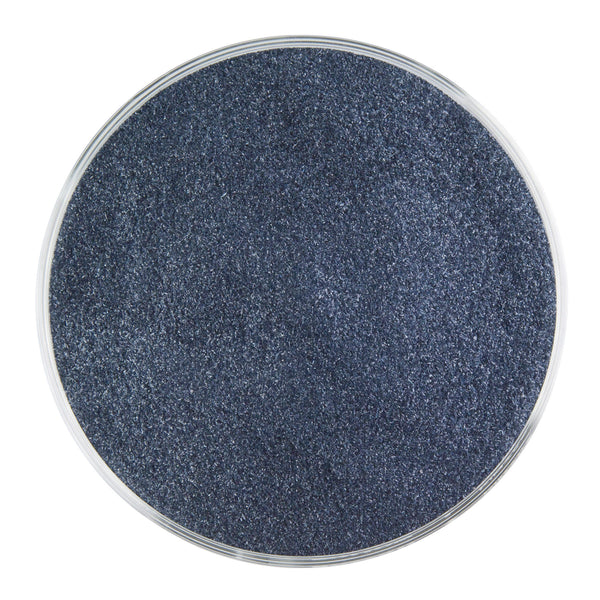 Bullseye Frit 1140 08 Aventurine Blue Transparent Powder 1 LB Jar Fusible Bullseye Frit