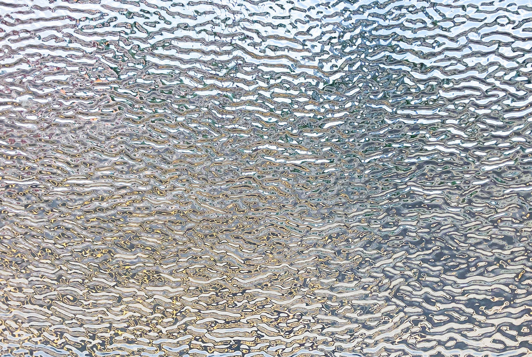 Wissmach Glass 01 RIP 32x35 Clear Ripple full stock sheet