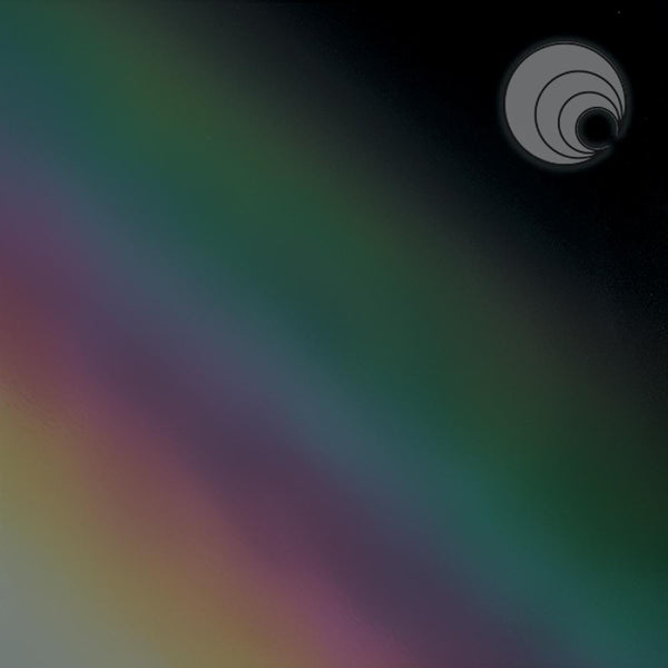 Oceanside Glass 1009S-IR 24x24 Black Iridescent Solid Opal half stock sheet