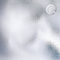 Oceanside Glass 100HS-F 24x48 Clear Hammered Small full stock sheet