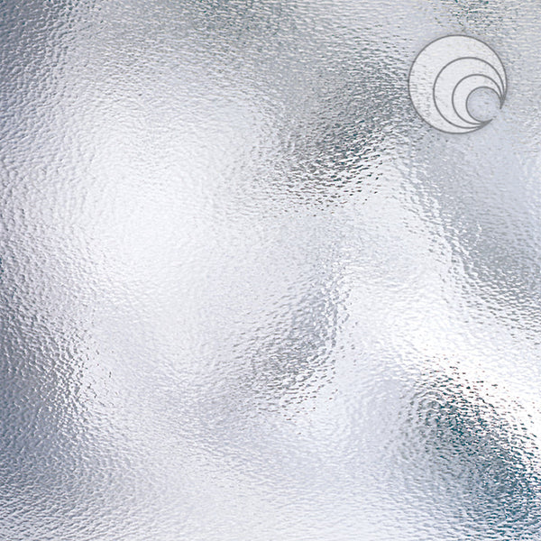 Oceanside Glass 100HS-F 24x48 Clear Hammered Small full stock sheet