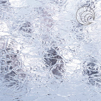 Oceanside Glass 100K-F 24x48 Clear Krinkle full stock sheet