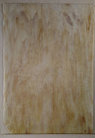 Youghiogheny Glass 1025 HS 12x12 White Opal / Yellow / Amber High Strike sixth stock sheet BIN A28