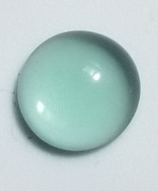 Gems 12mm Round Smooth Jewel Sea Green