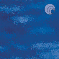 Oceanside Glass 136RR-F 24x48 Dark Blue Rough Rolled full stock sheet