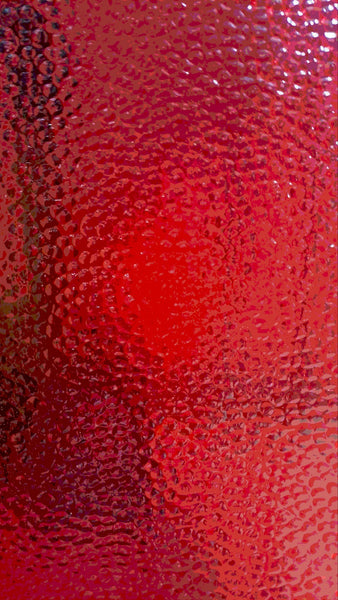 Wissmach Glass 18 H 16x21 Cathedral Red Hammered quarter stock sheet