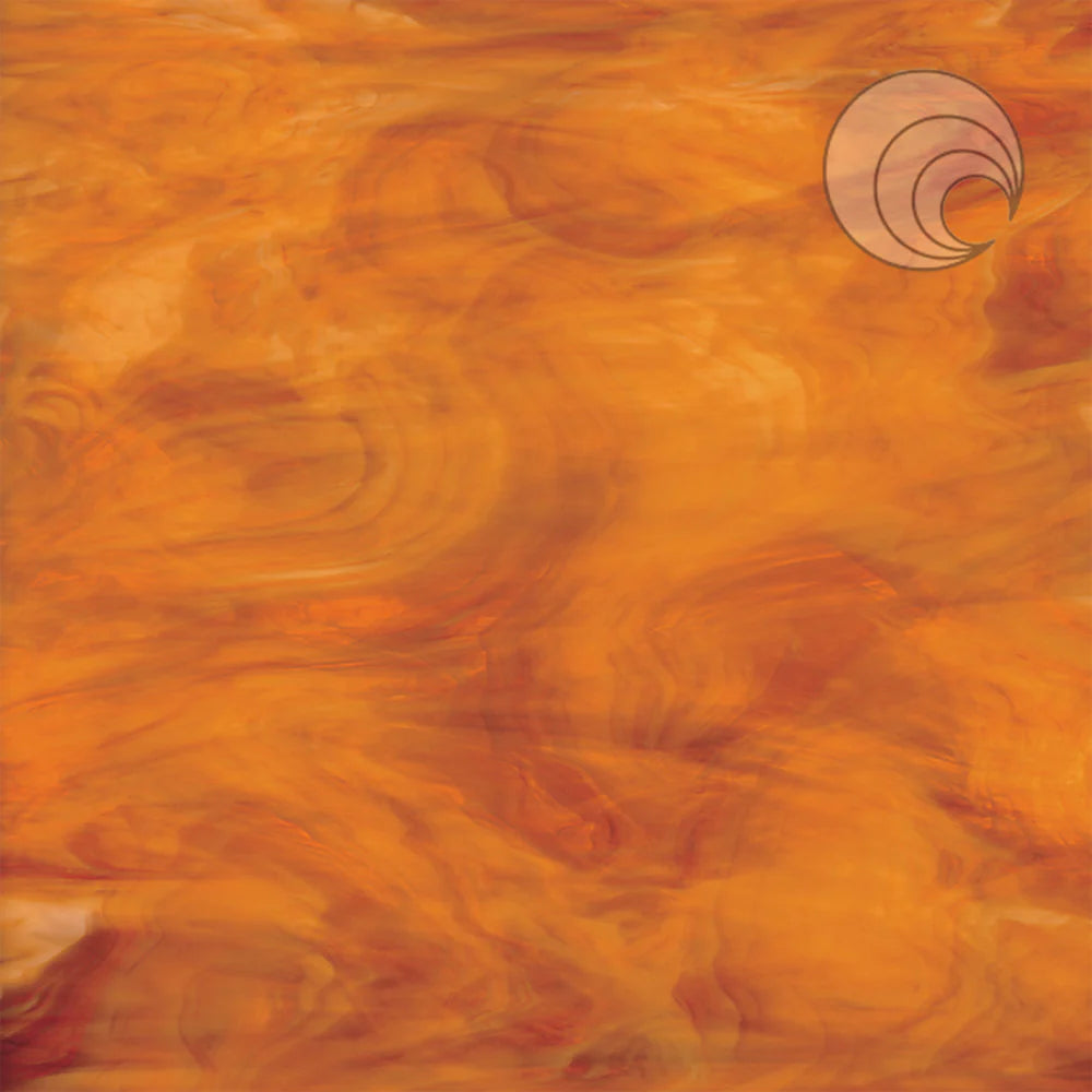 Oceanside Glass 317-2S-F Medium Amber/White  SQFT Listing