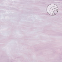 Oceanside Glass 347-1S-F 12x24 Pale Purple/White quarter stock sheet