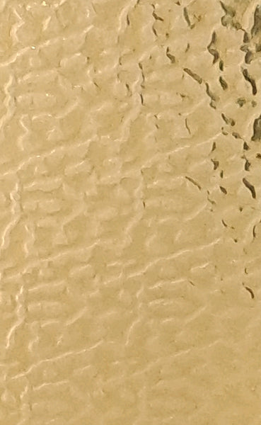 Wissmach Glass 34 Flemish 32x21 Cathedral Light Amber Flemish half stock sheet