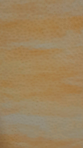 Wissmach Glass 58 DH 32x21 Opalescent Amber/White Opal Hammered half stock sheet