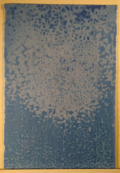 Youghiogheny Glass 6010 HS 12x12 Pale Blue Opal High Strike sixth stock sheet BIN A30