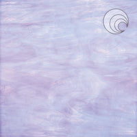 Oceanside Glass 843-71S-F 24x48 Pale Lavender/White full stock sheet