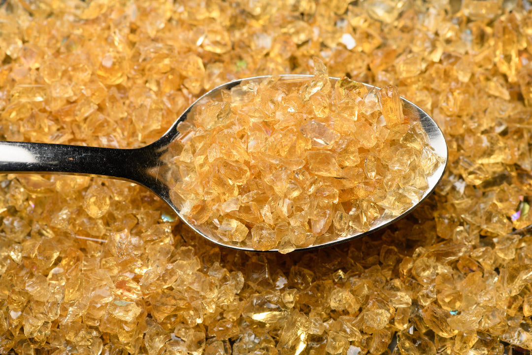 Wissmach Frit 96-11 Honey Translucent Coarse 4lb Coefficient 96 For Fusing
