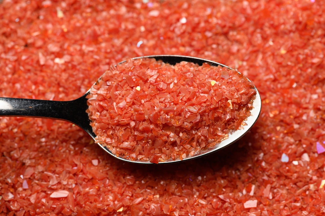 Wissmach Frit 96-40 Orange Red Medium 4lb Coefficient 96 For Fusing