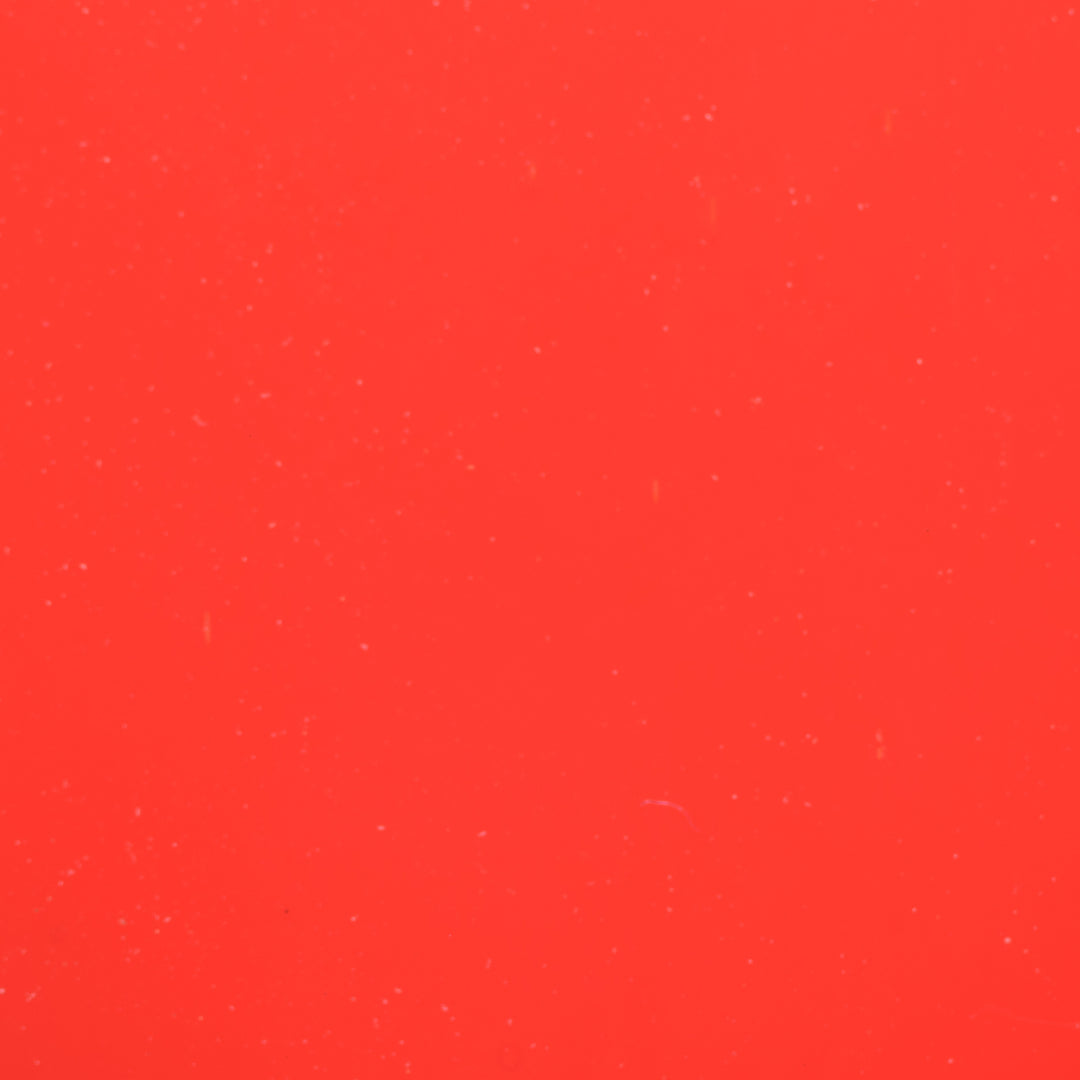 Wissmach Glass 96-41 Double Rolled Orange Red Translucent SQFT Listing