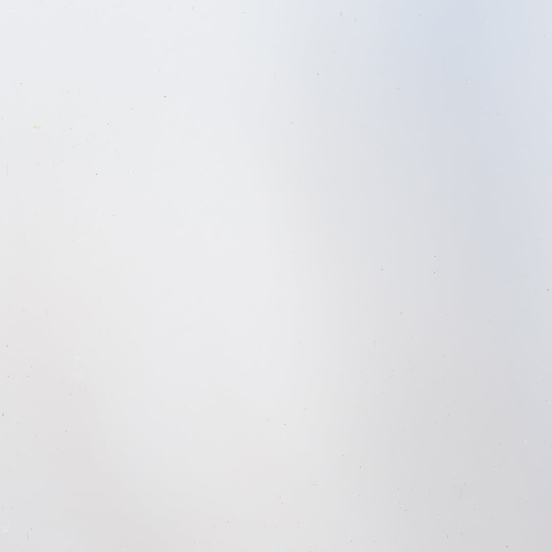 Wissmach Glass 96-61 Smooth White Gray Streaky Opaque SQFT Listing