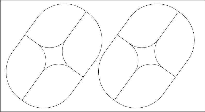 Basic Pattern 2 Stained Glass Pattern - Adhesive Backed Vinyl Cutout No Other Disounts