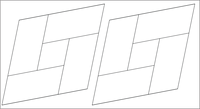 Basic Pattern 2 Stained Glass Pattern - Adhesive Backed Vinyl Cutout No Other Disounts
