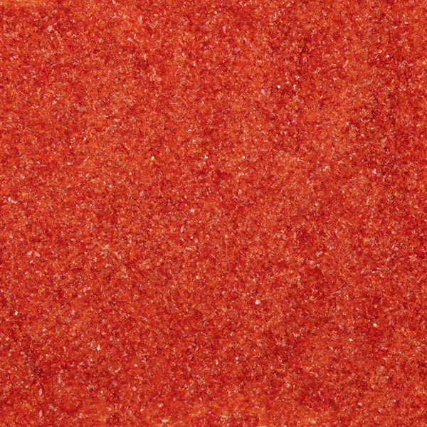 Oceanside Frit Fine Cherry Red Transparent (COE 96) 8.5 oz jar F2-151-F-8
