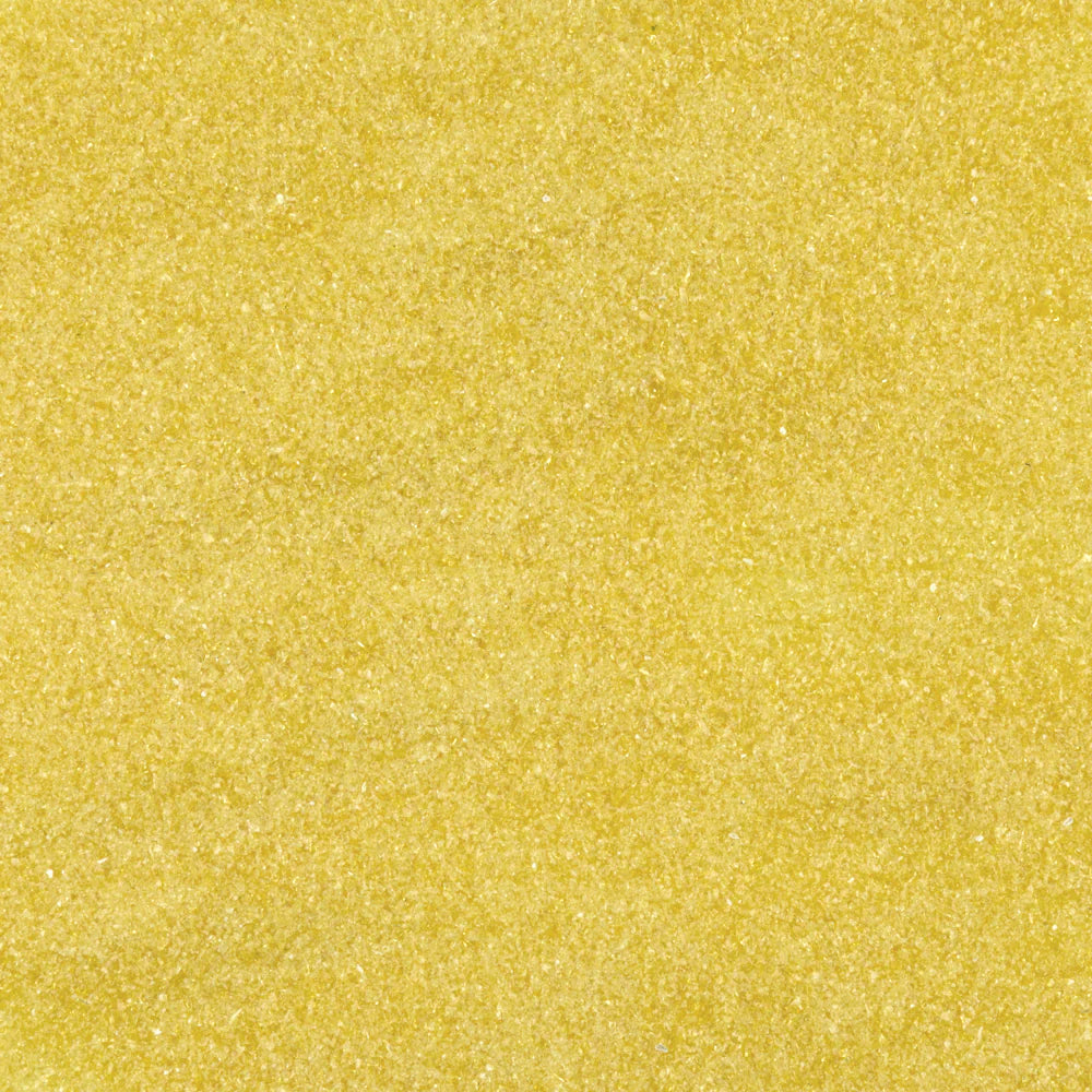 Oceanside Frit Fine Yellow Transparent (COE 96) 8.5 oz jar F2-161-F-8