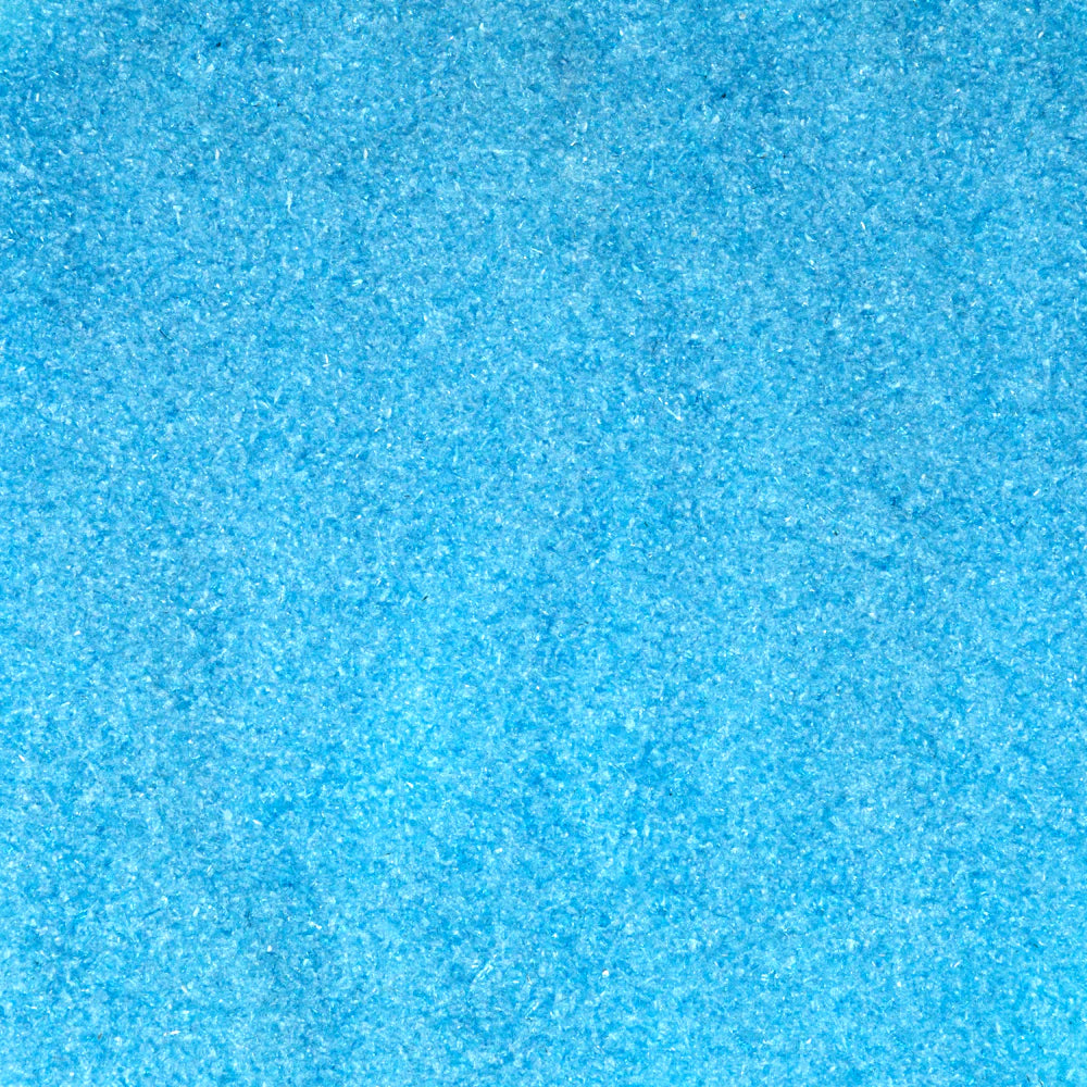 Oceanside Frit Fine Blue Topaz Transparent (COE 96) 8.5 oz jar F2-5332-F-8