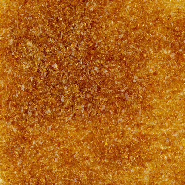Oceanside Frit Medium Medium Amber Transparent (COE 96) 8.5 oz jar F3-1108-F-8