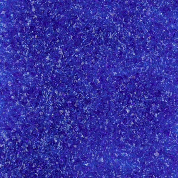 Oceanside Frit Medium Dark Blue Transparent (COE 96) 8.5 oz jar F3-136-F-8