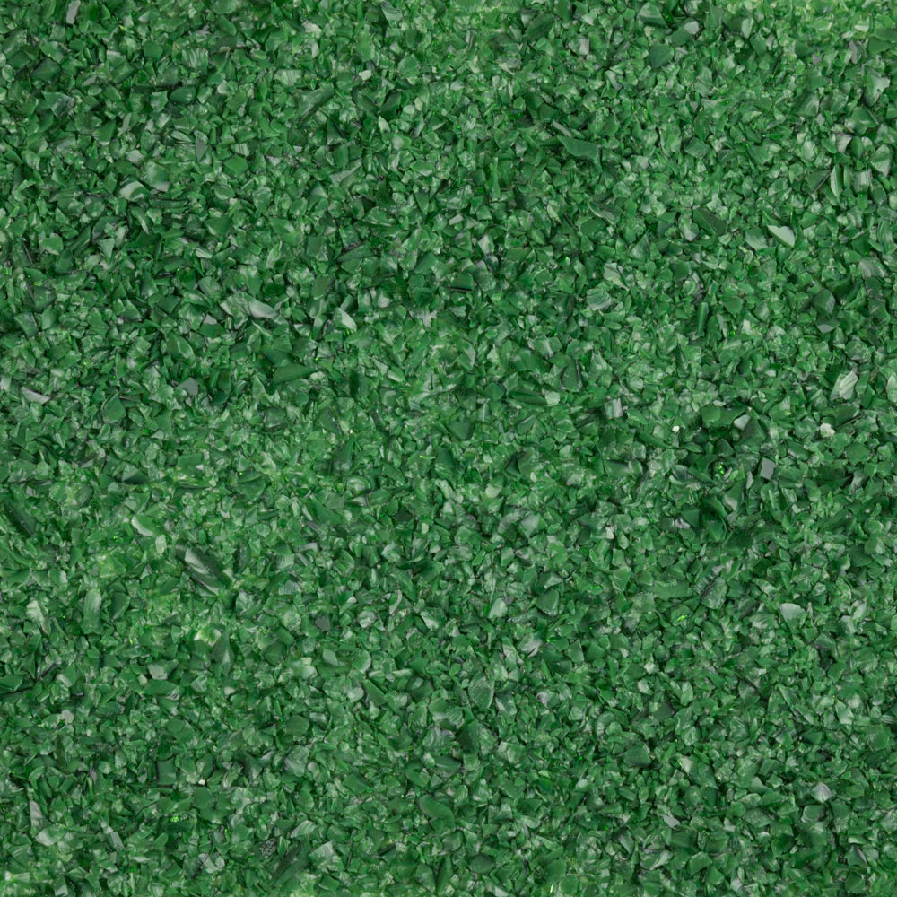 Oceanside Frit Medium Dark Green Opal (COE 96) 8.5 oz jar F3-2206-F-8