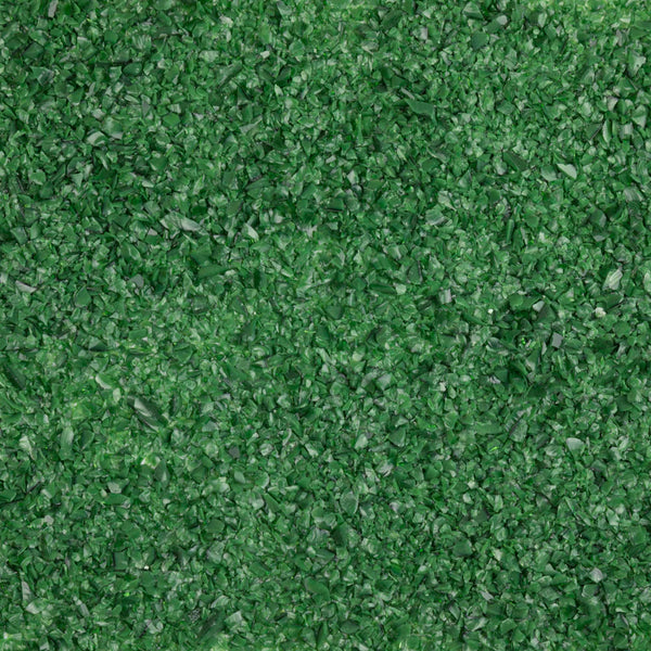 Oceanside Frit Medium Dark Green Opal (COE 96) 8.5 oz jar F3-2206-F-8
