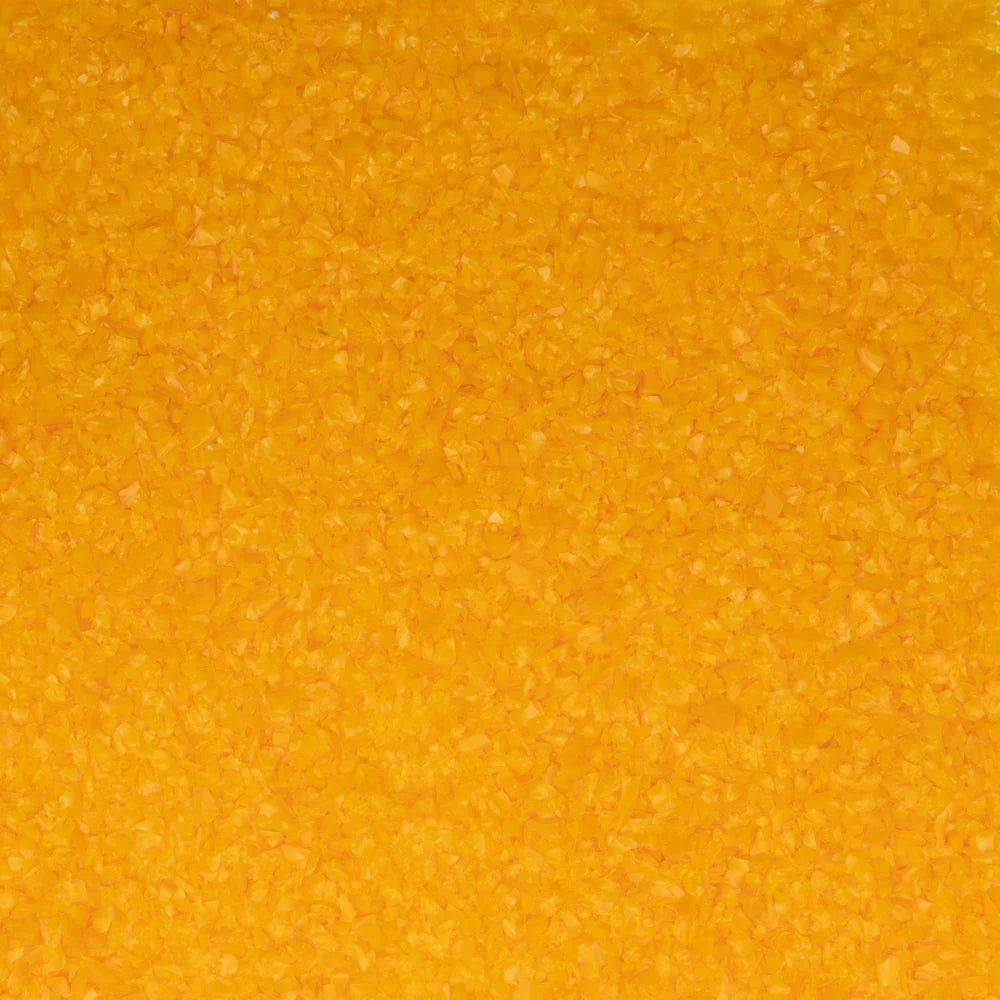 Oceanside Frit Medium Marigold Opal (COE 96) 8.5 oz jar F3-355-F-8