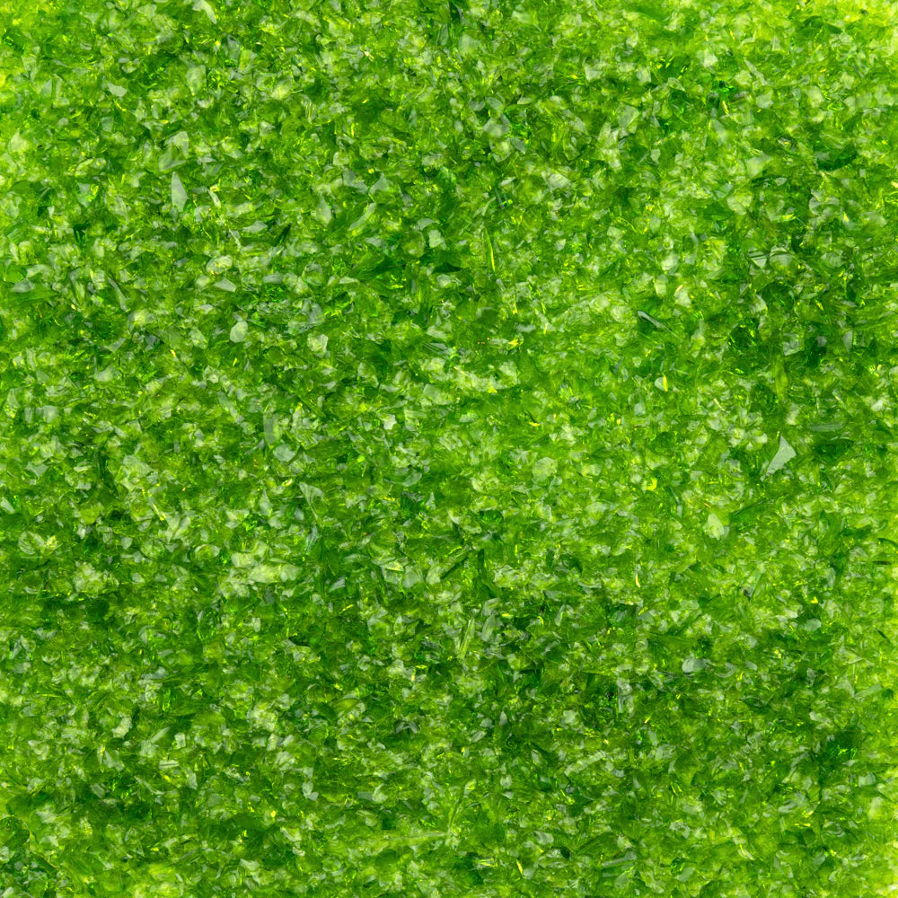 Oceanside Frit Medium Moss Green Transparent (COE 96) 8.5 oz jar F3-5262-F-8
