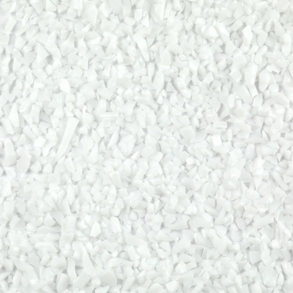 Oceanside Frit Coarse White Opal (COE 96) 8.5 oz jar F5-200-F-8