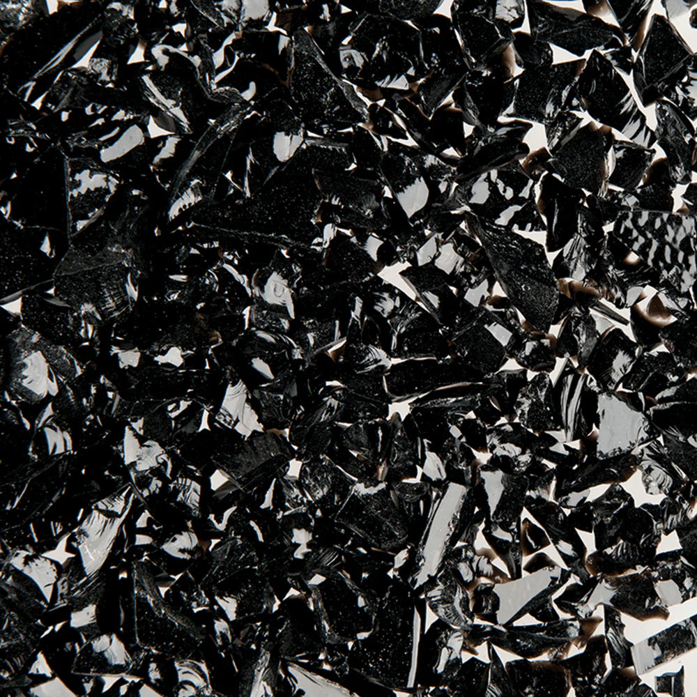 Oceanside Frit Coarse Black (COE 96) 8.5 oz jar F5-56-F-8