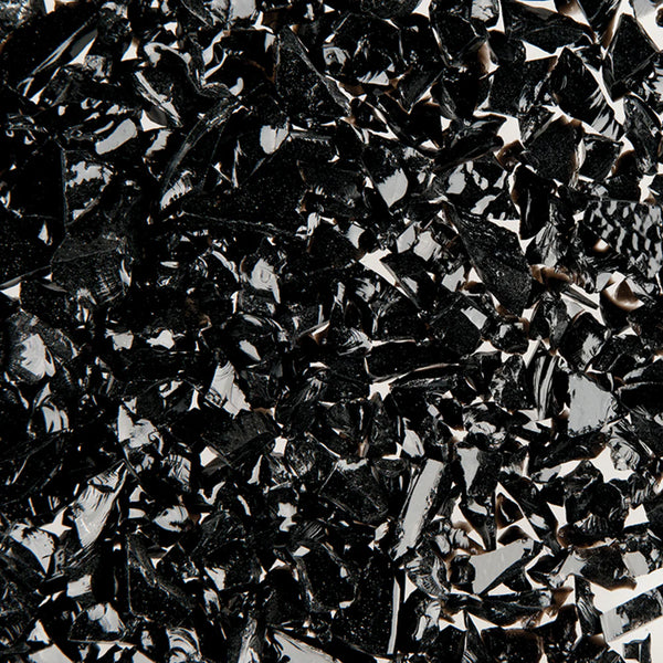 Oceanside Frit Coarse Black (COE 96) 8.5 oz jar F5-56-F-8