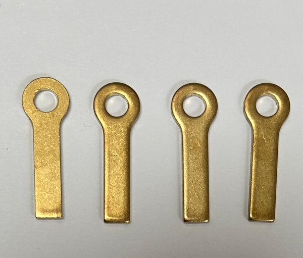 Hangers Handy Hangers 2 pair package brass