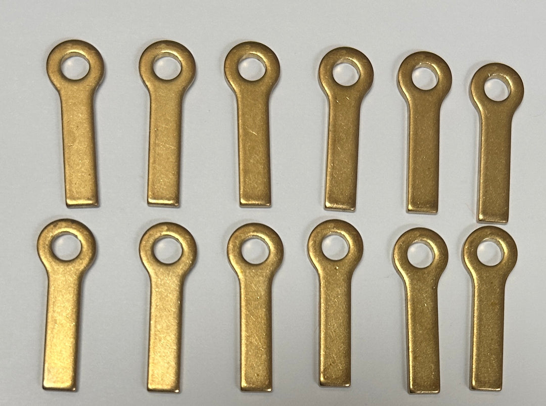 Hangers Handy Hangers 6 pair package brass