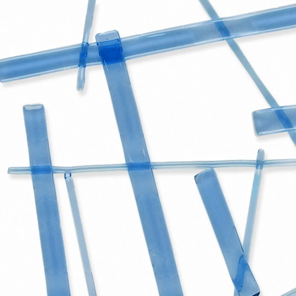 Light Blue Transparent Stringer Glass Oceanside Accessories 5 Oz Tube S-132-F