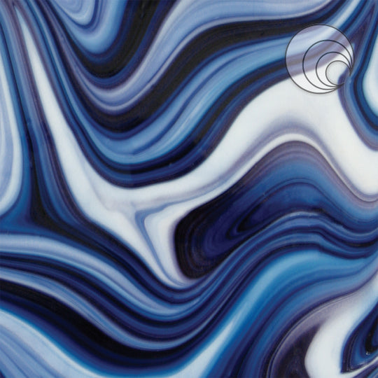 Oceanside Glass OA-634-52S-F 24x48 Blackberry Cream OpalArt full stock sheet