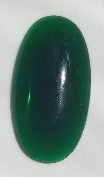 Gems 19 X 36mm Oval Smooth Jewel Dark Green