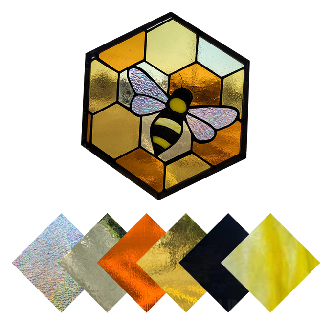 Bumble Bee Glass Kit (FREE Pattern Download &amp; Video Walkthrough in Description!)