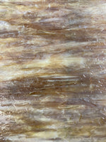 Youghiogheny Glass URO-U-65-92 12x12 Amber, yellow, cream granite texture sixth stock sheet