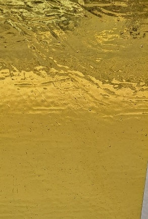 Wissmach Glass 34 Seedy 32x42 Light/Medium Amber Seedy  full stock sheet